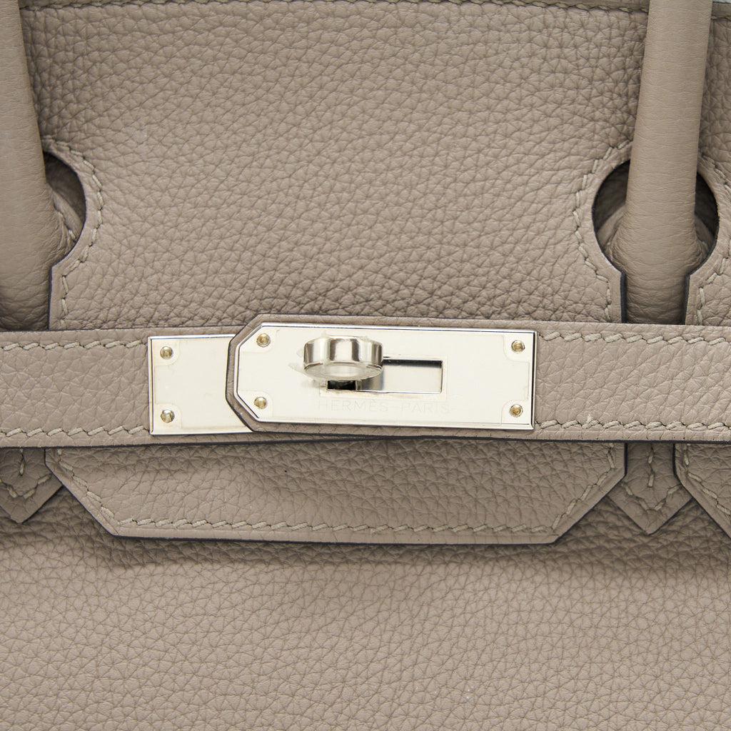 HERMES BIRKIN 30 TOGO M8 GRIS ASPHALT SHW