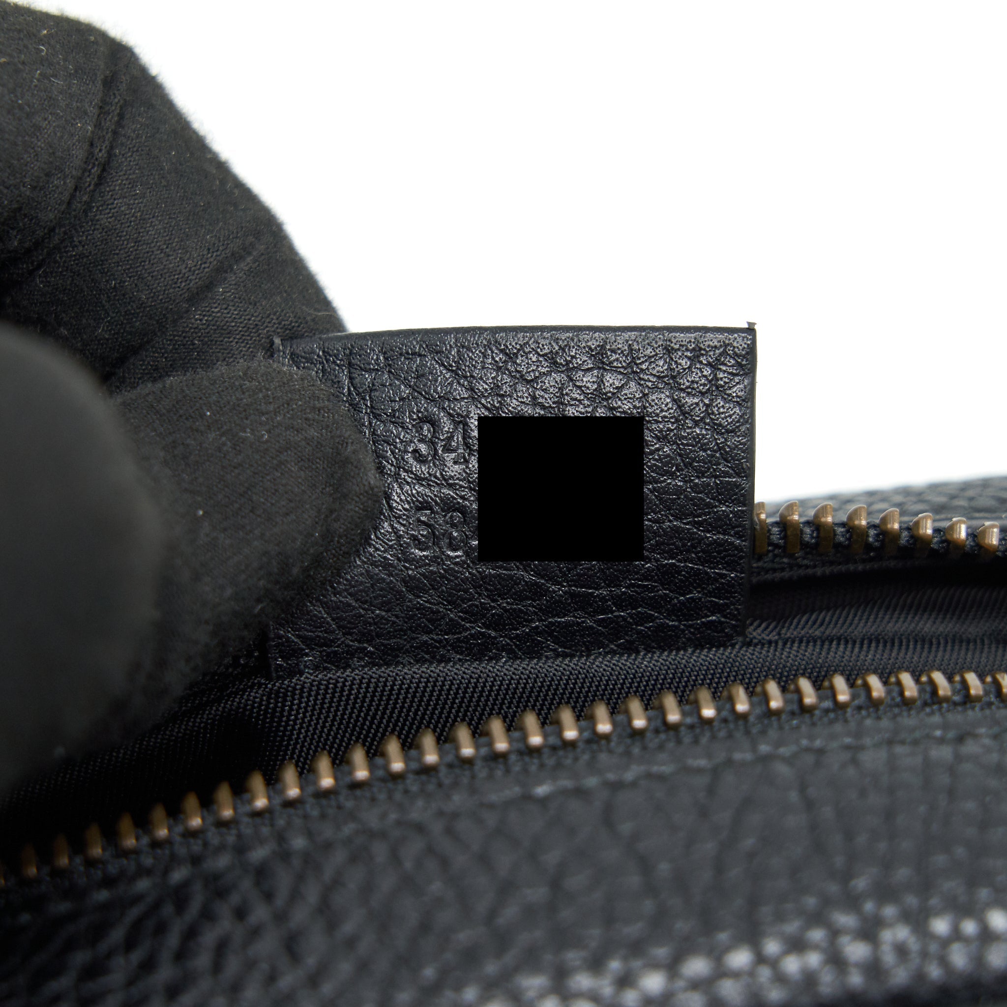 GUCCI SOHO DISCO LEATHER CROSSBODY CAMERA BAG BLACK