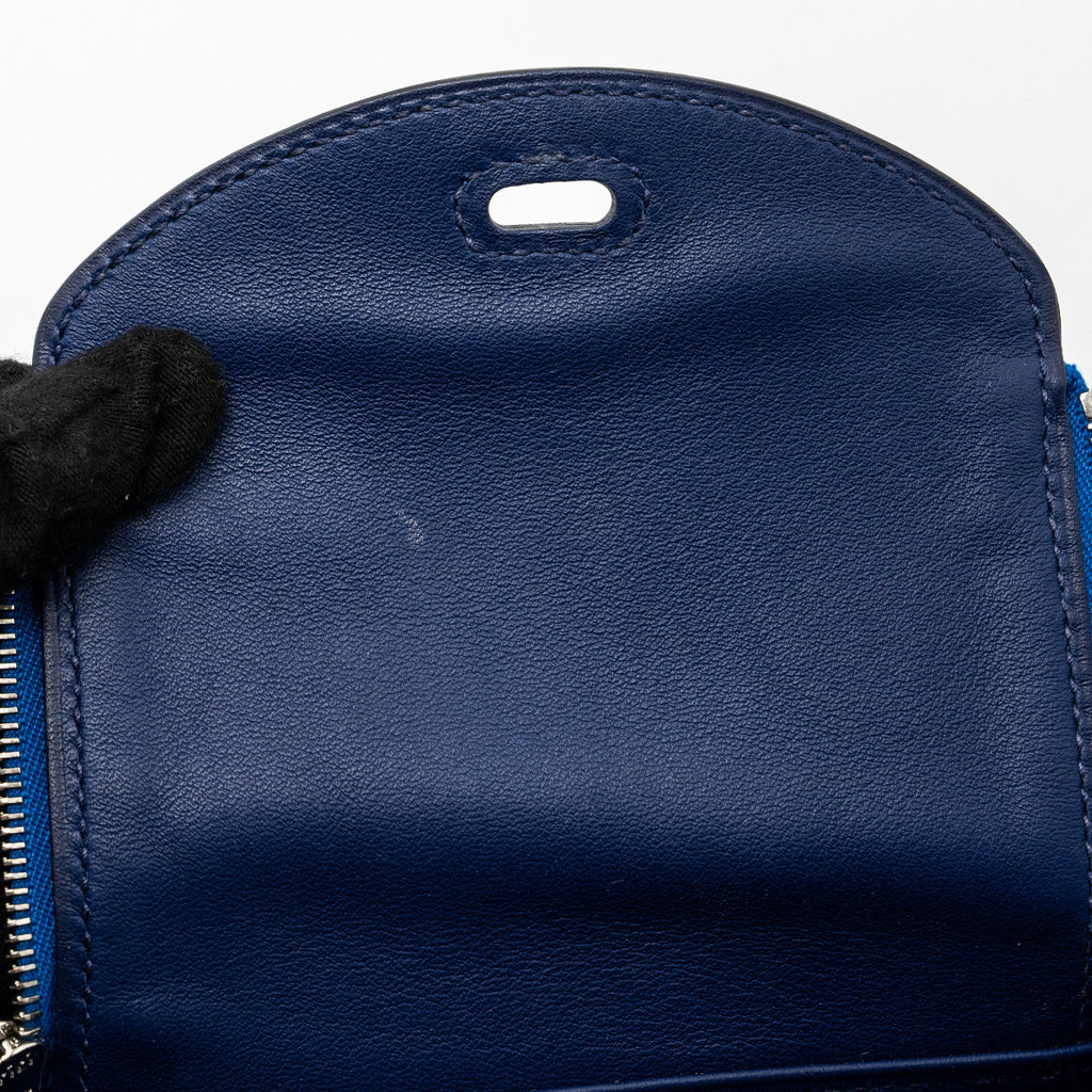 HERMES MINI LINDY SWIFT BLUE FRANCE / BLUE SAPHIR SHW