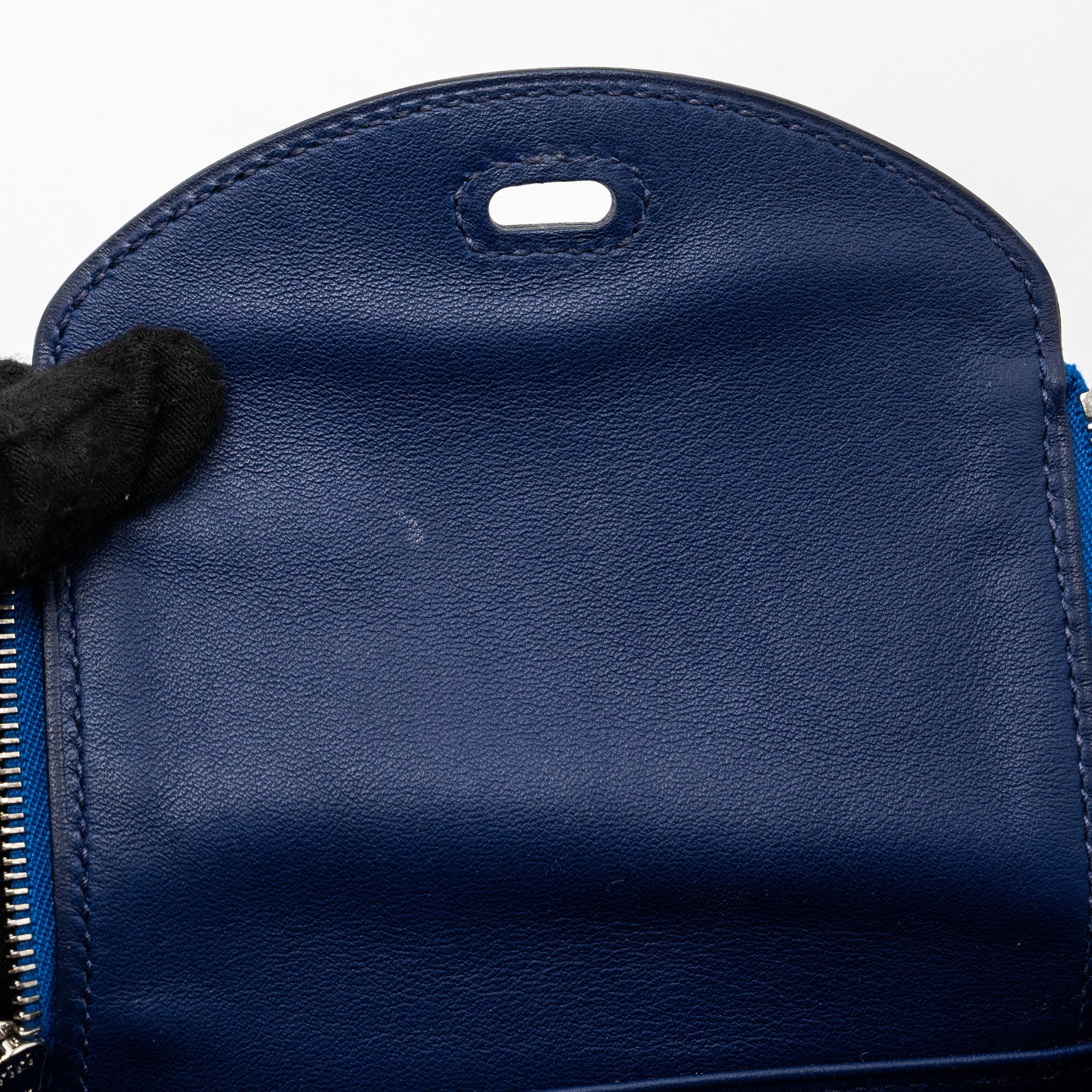 HERMES MINI LINDY SWIFT BLUE FRANCE / BLUE SAPHIR SHW