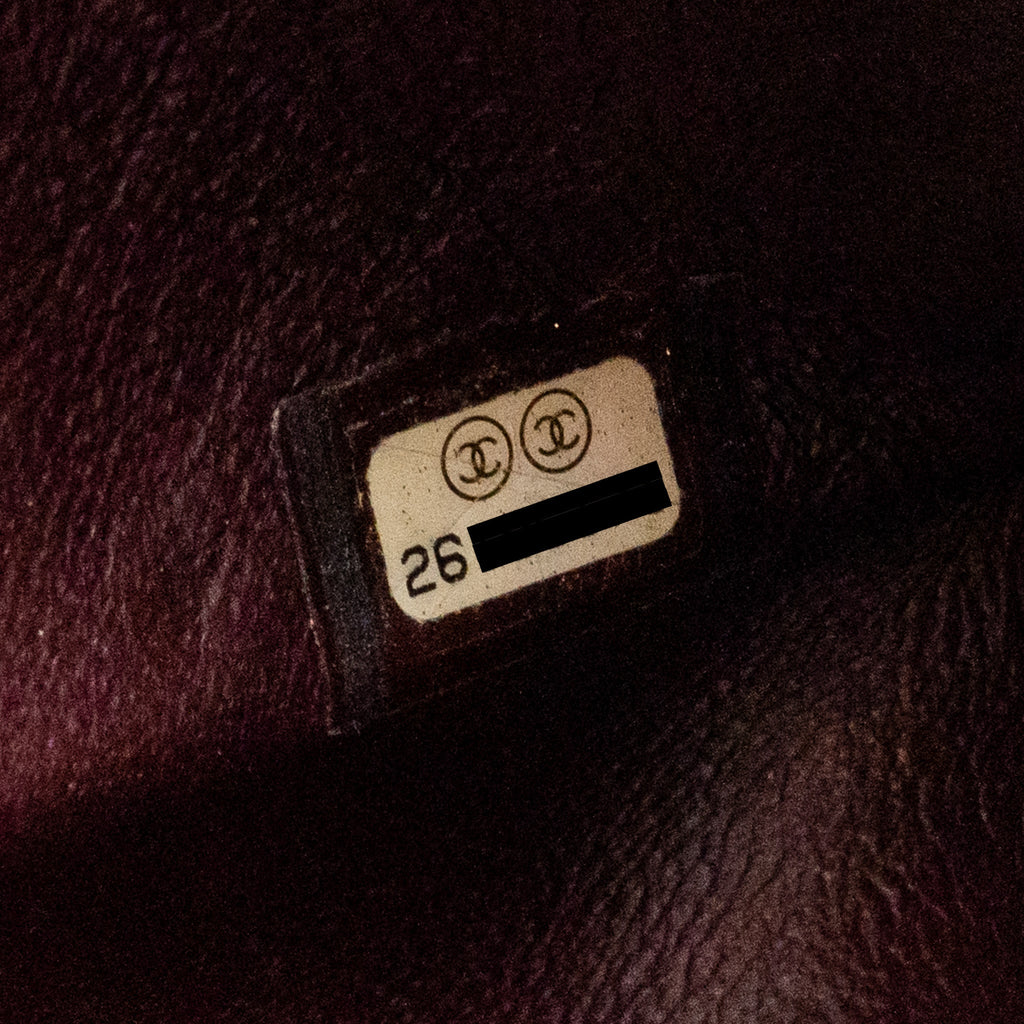 CHANEL SMALL 2.55 REISSUE FLAP BAG AGED CALFSKIN BLACK GHW