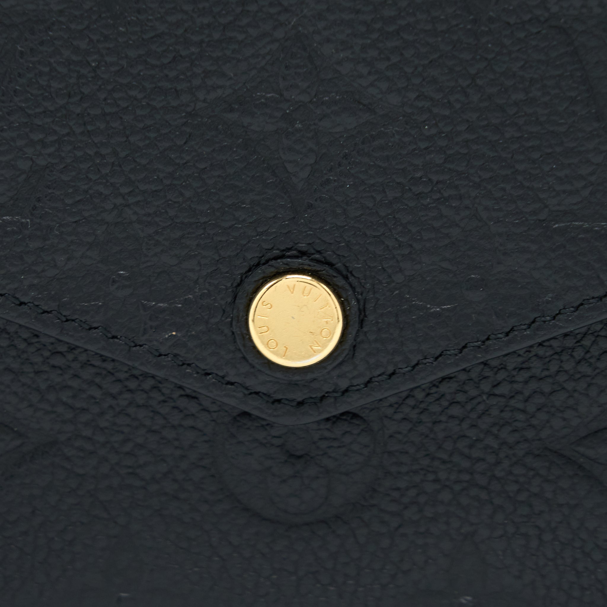 LOUIS VUITTON FELICIE POCHETTE MONOGRAM EMPREINTE BLACK GHW