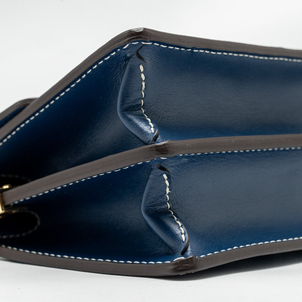 LOUIS VUITTON MINI DAUPHINE DENIM BLUE GHW
