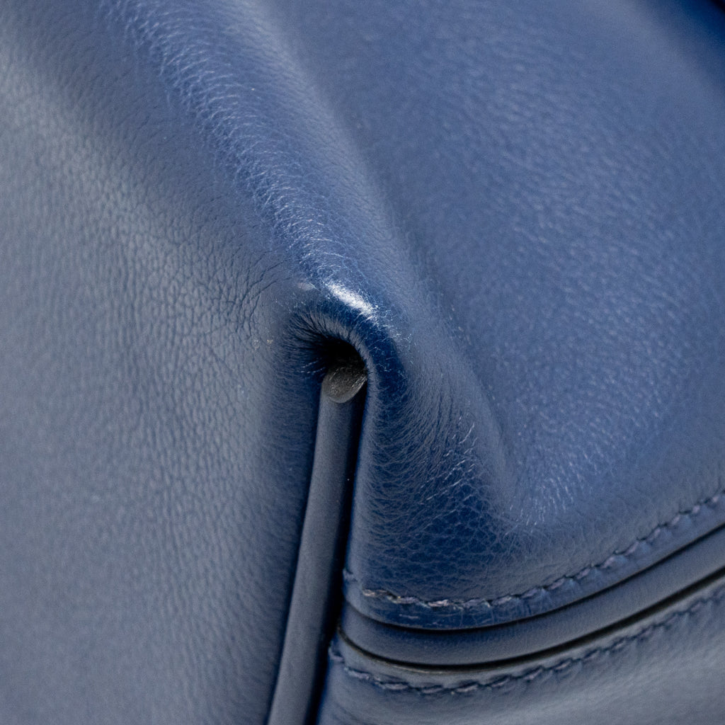 HERMES MINI 24/24 2424-21 BAG EVERCOLOR / SWIFT BLUE GHW