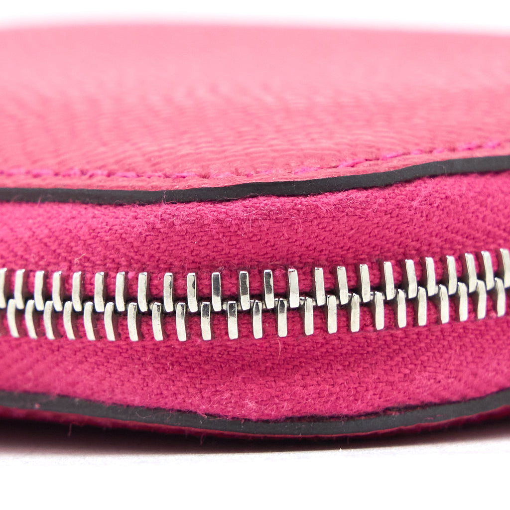 HERMES SILK’IN COMPACT WALLET EPSOM FRAMBOISE SHW