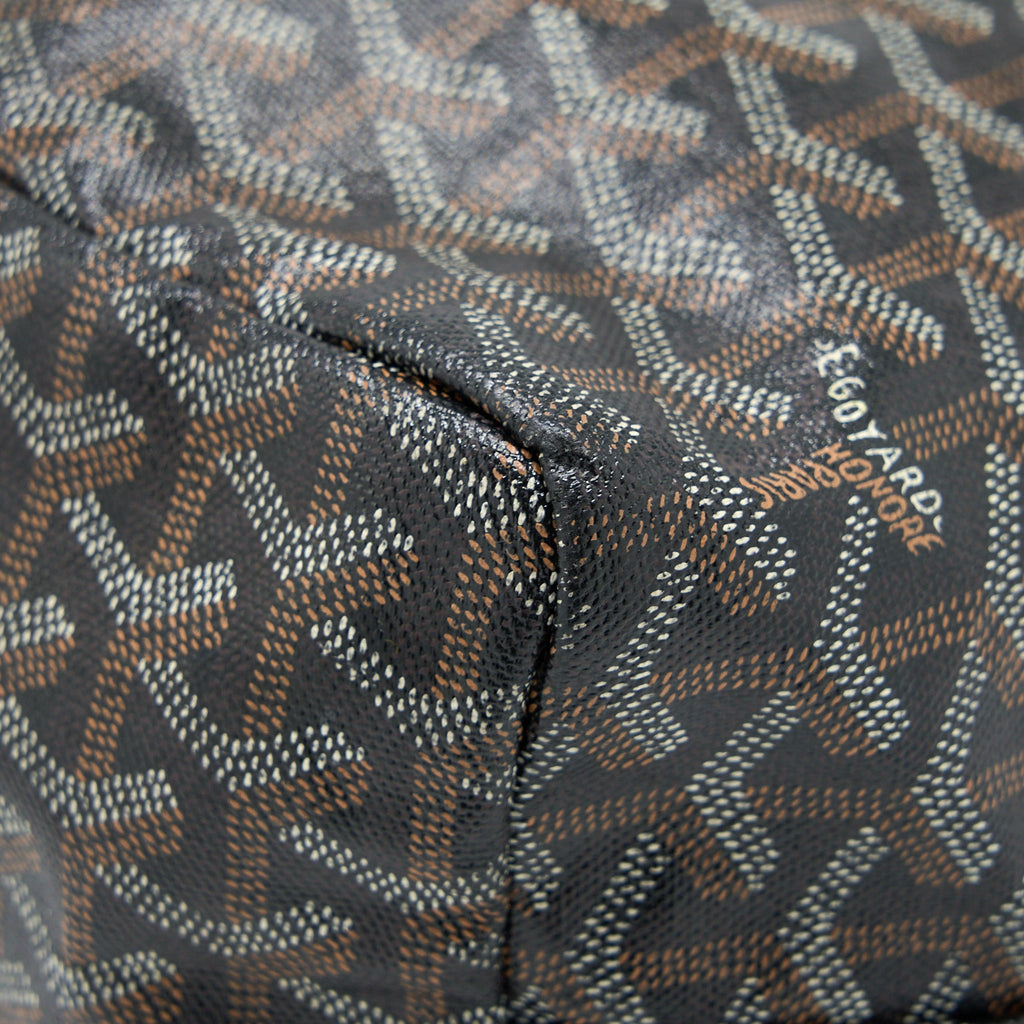 GOYARD ARTOIS PM TOTE CANVAS / CALFSKIN BLACK