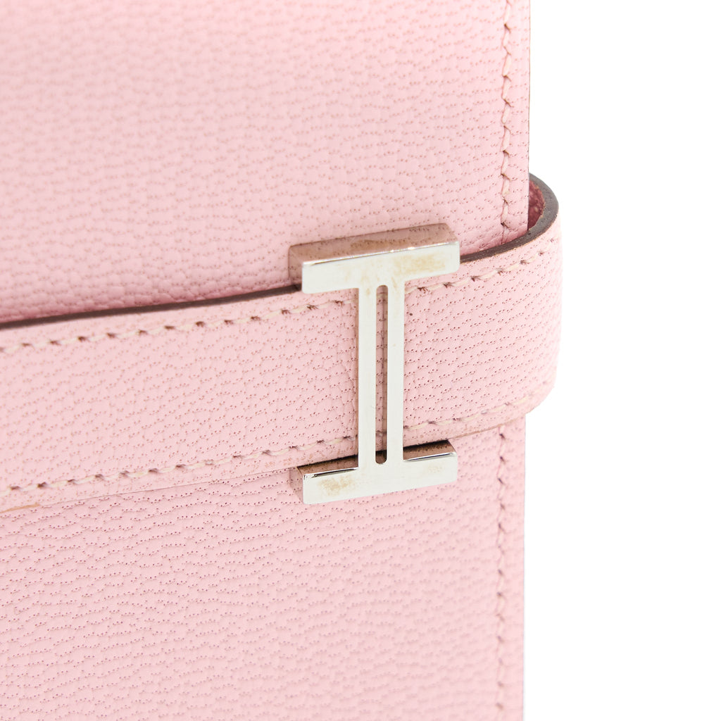 HERMES BEARN LONG WALLET CHEVRE MYSORE 3Q ROSE SAKURA SHW