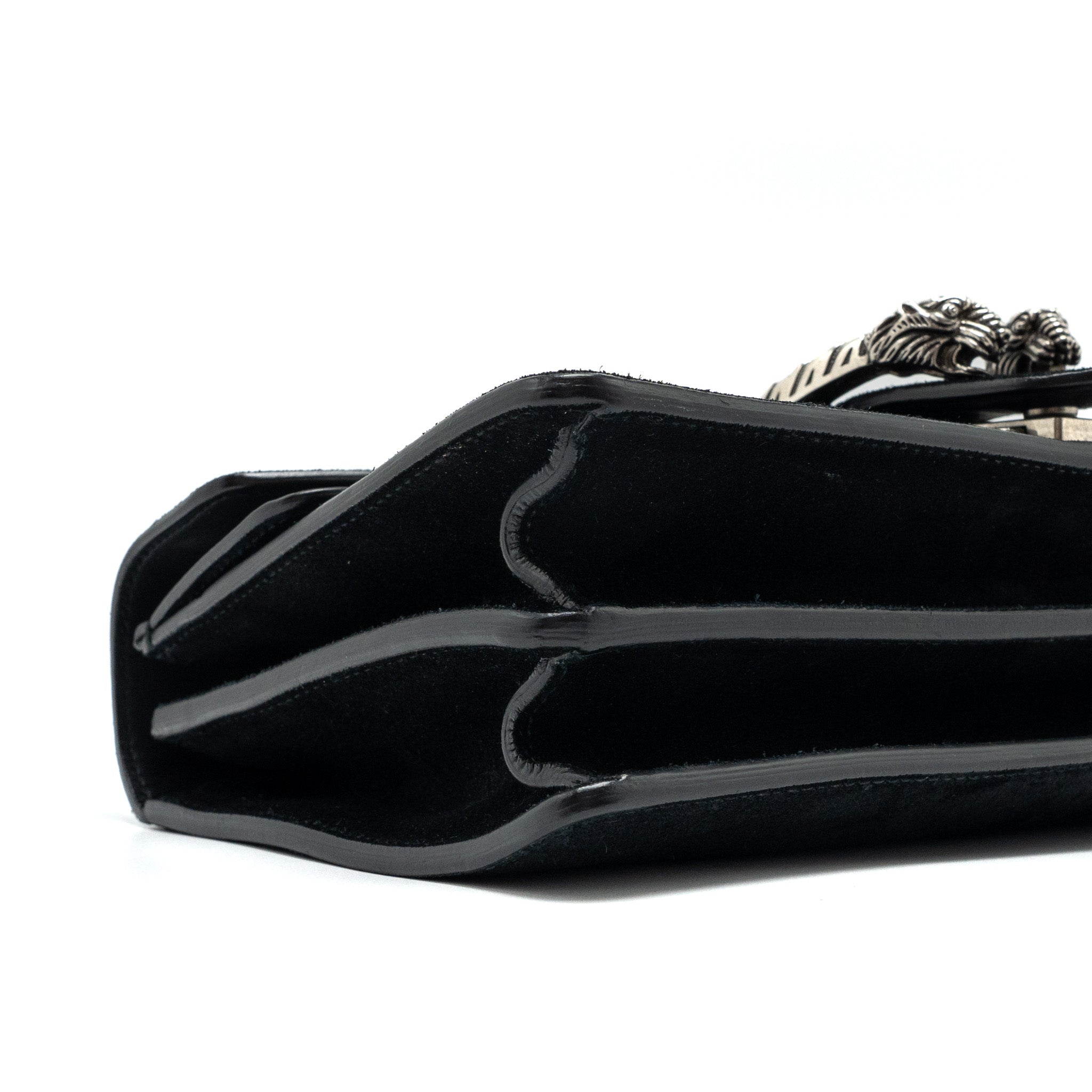 GUCCI SMALL DIONYSUS BAG SUEDE BLACK SHW