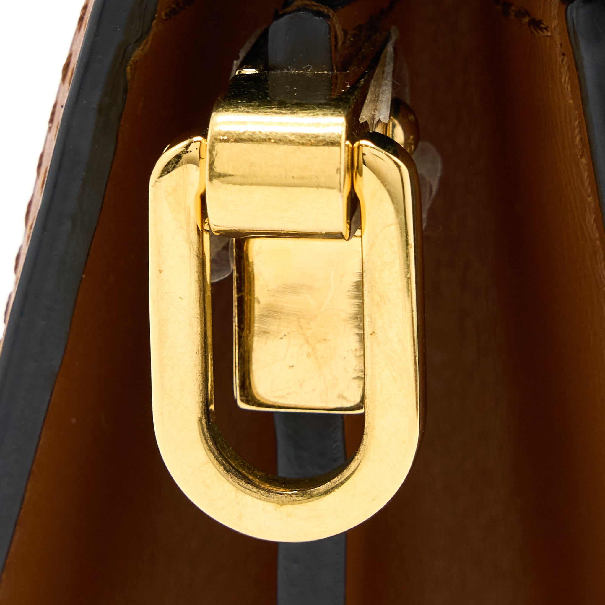 LOUIS VUITTON MINI DAUPHINE MONOGRAM REVERSE CANVAS GHW