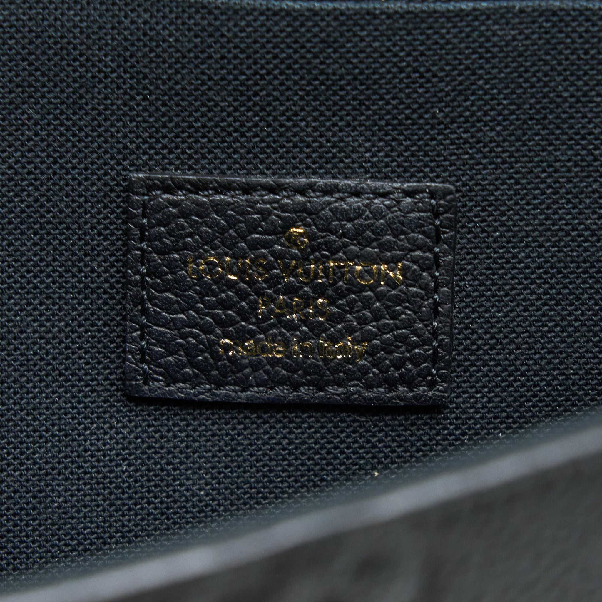 LOUIS VUITTON FELICIE POCHETTE MONOGRAM EMPREINTE BLACK GHW