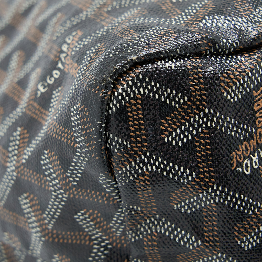GOYARD ARTOIS PM TOTE CANVAS / CALFSKIN BLACK