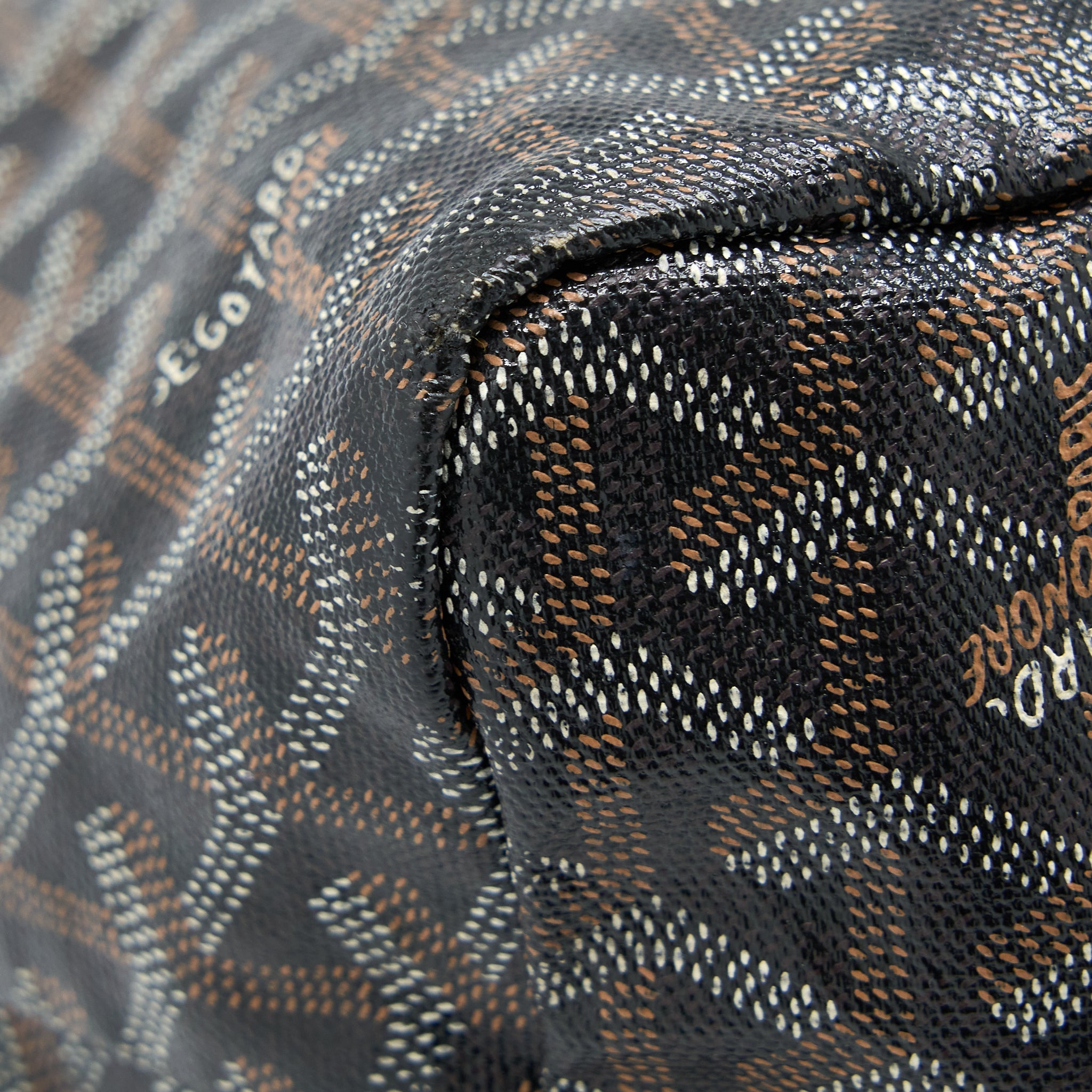 GOYARD ARTOIS PM TOTE CANVAS / CALFSKIN BLACK