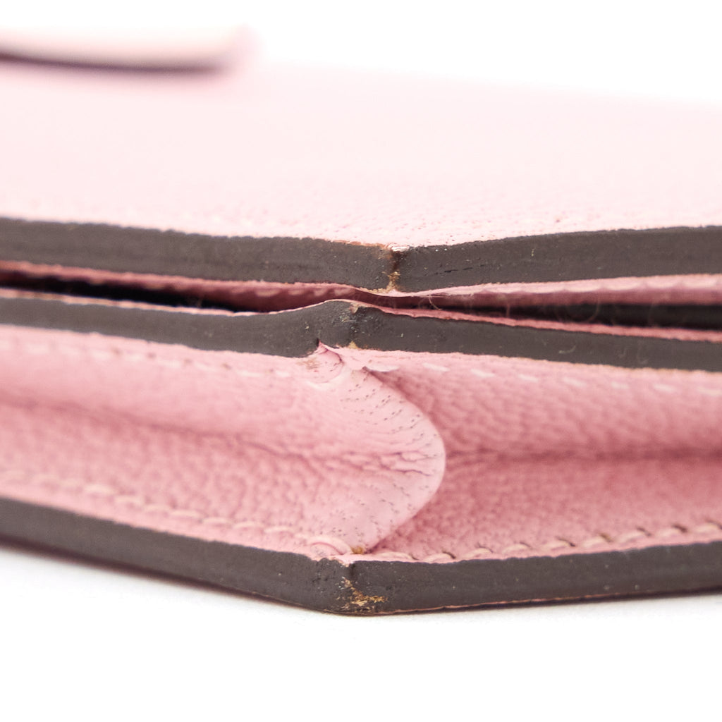 HERMES BEARN LONG WALLET CHEVRE MYSORE 3Q ROSE SAKURA SHW