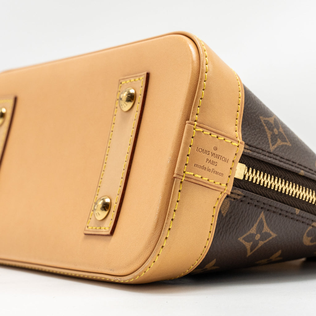 LOUIS VUITTON ALMA BB MONOGRAM CANVAS GHW