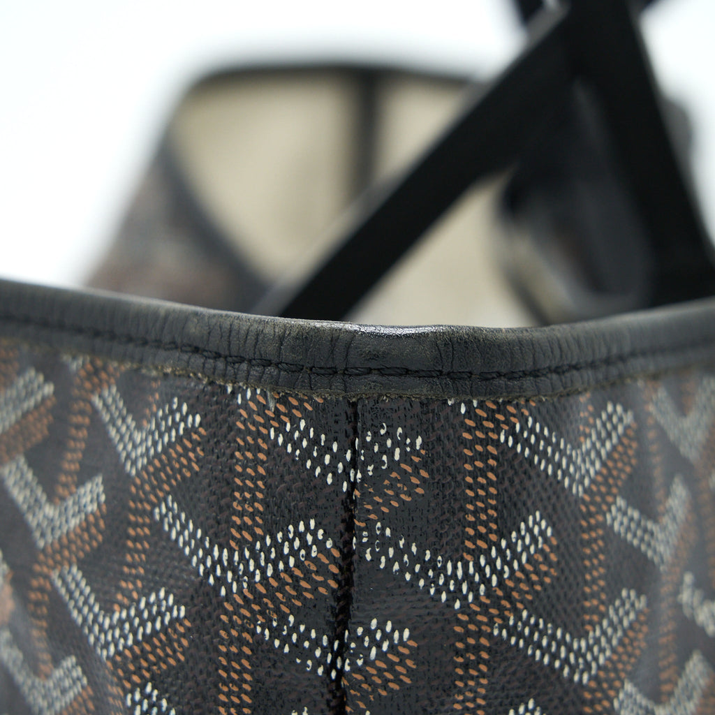 GOYARD ARTOIS PM TOTE CANVAS / CALFSKIN BLACK