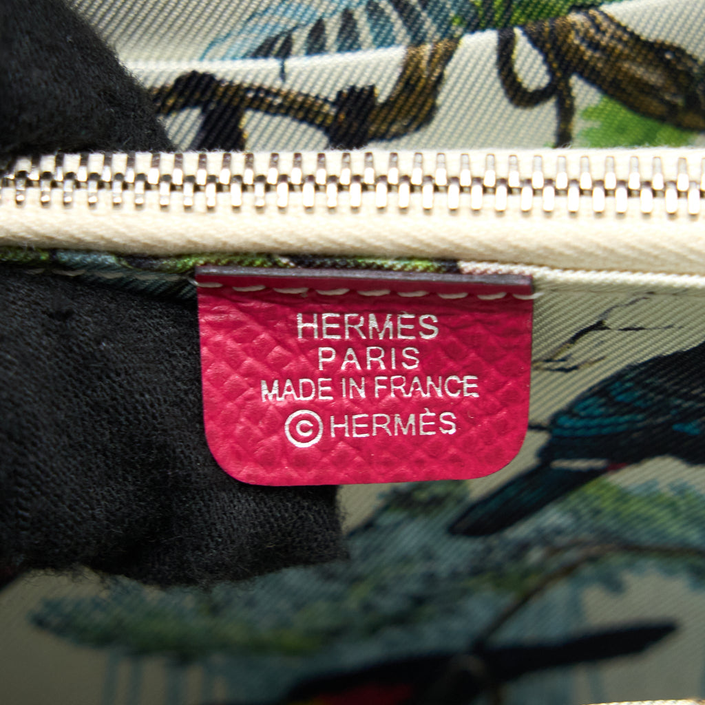 HERMES SILK’IN COMPACT WALLET EPSOM FRAMBOISE SHW