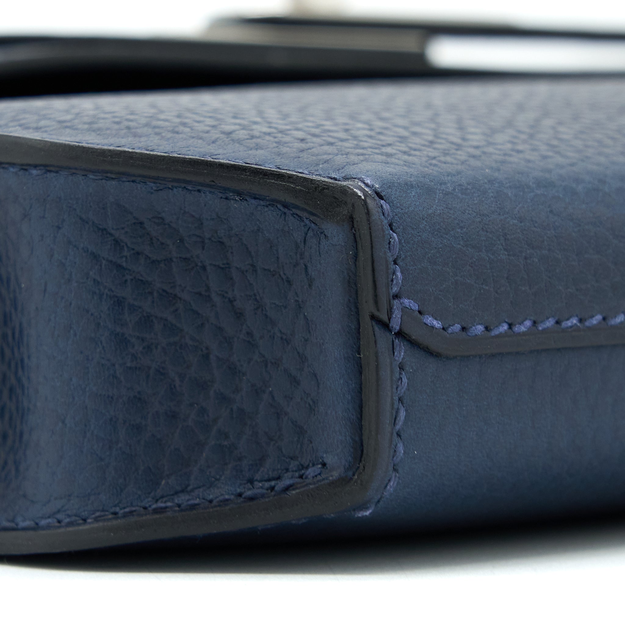 HERMES KELLY DEPECHES 25 TOGO BLUE NUIT SHW