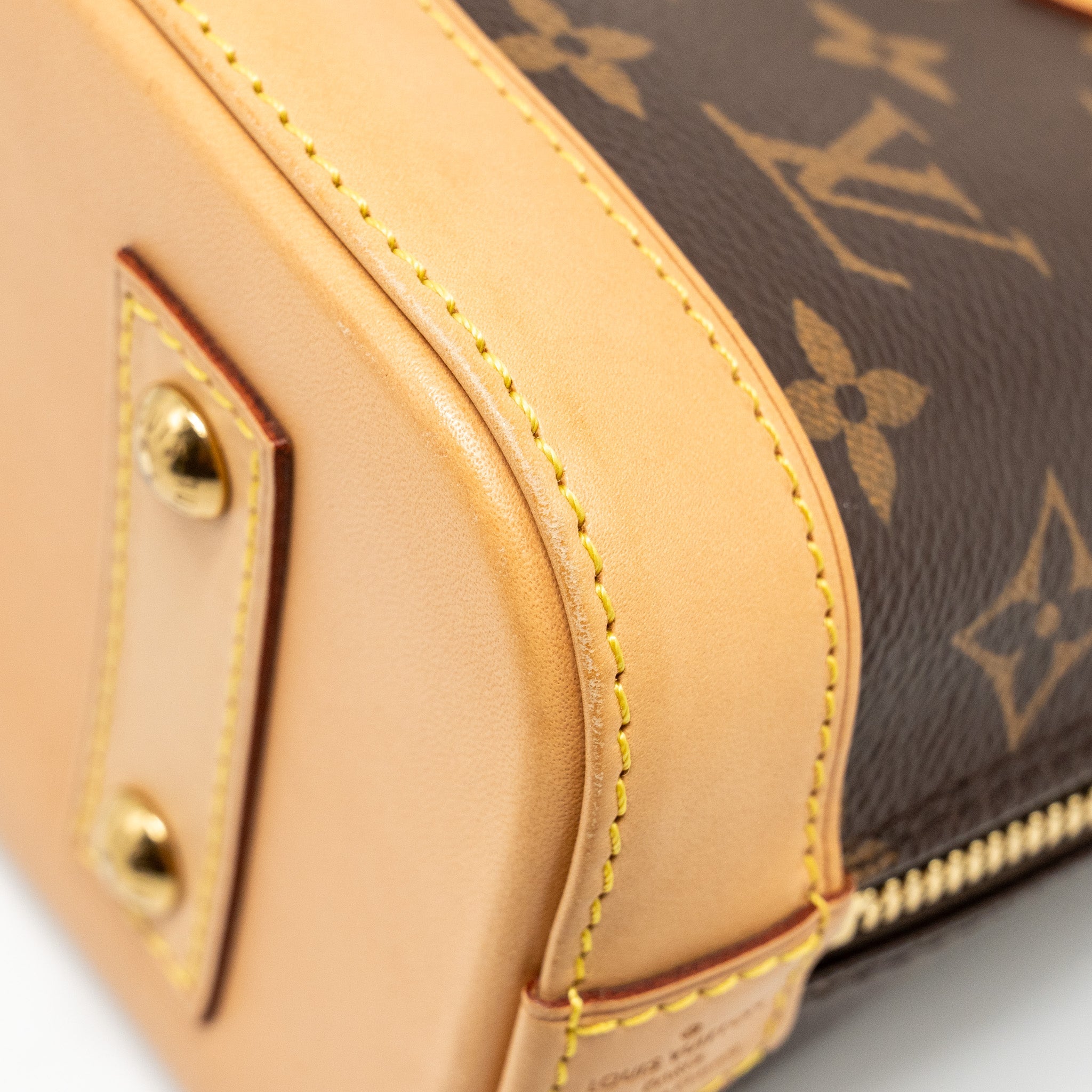 LOUIS VUITTON ALMA BB MONOGRAM CANVAS GHW