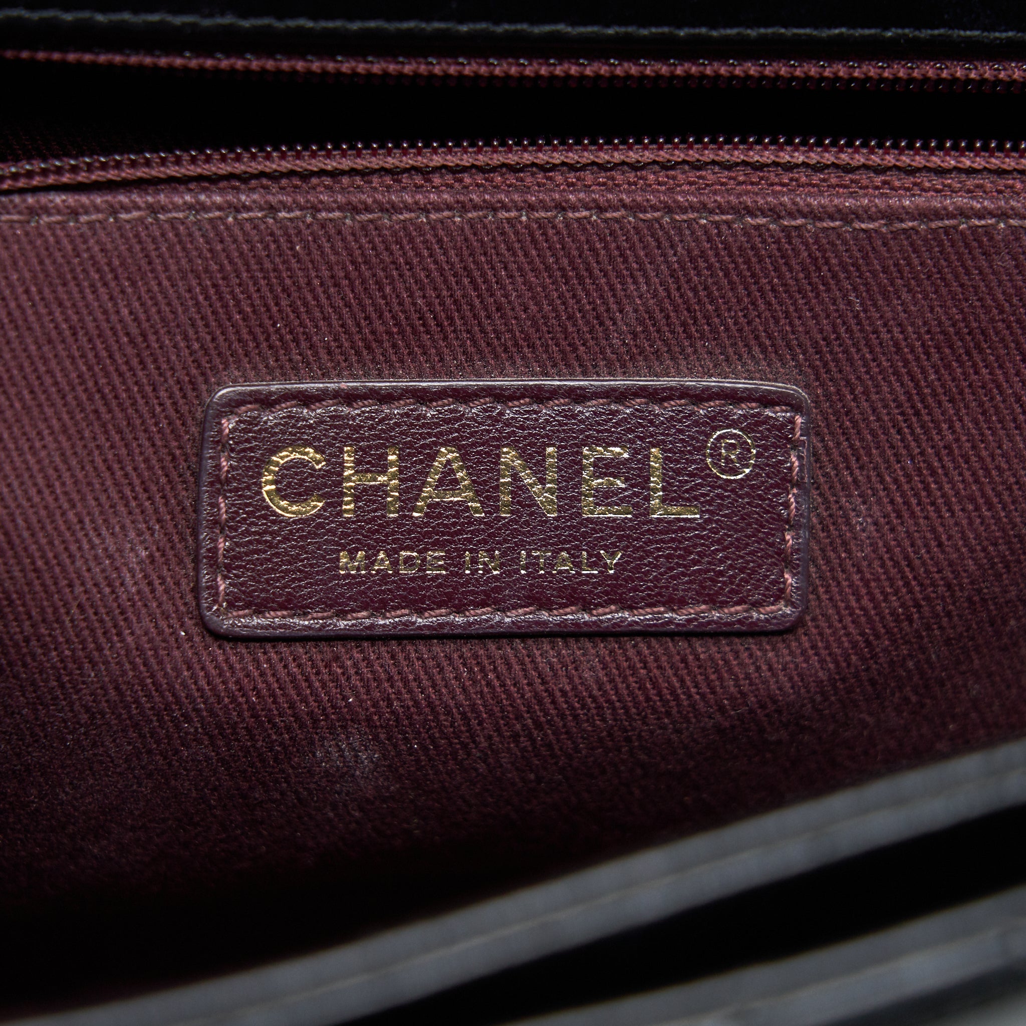 CHANEL PERFECT EDGE FLAP BAG WITH CALFSKIN RUTHENIUM GHW