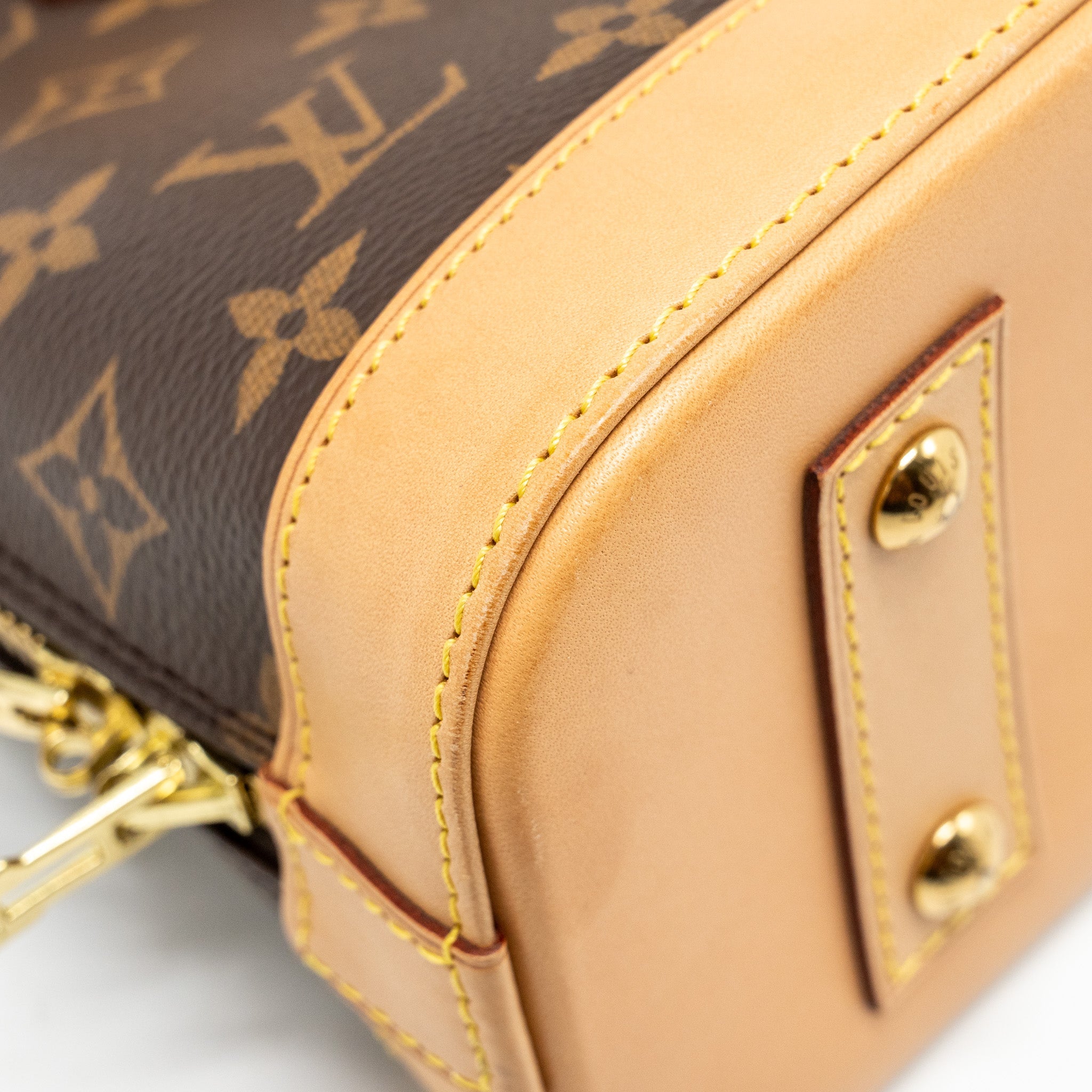 LOUIS VUITTON ALMA BB MONOGRAM CANVAS GHW