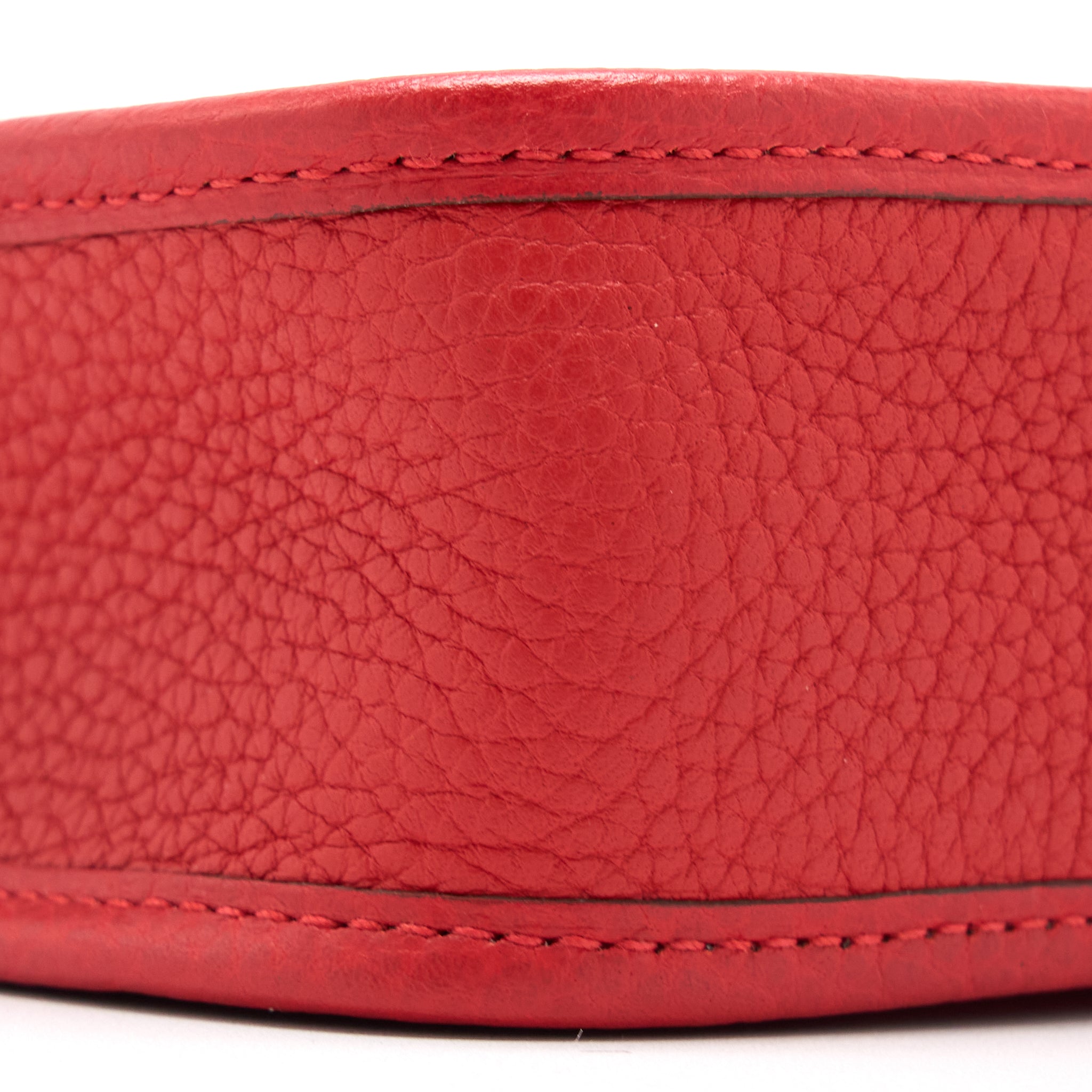 HERMES MINI EVELYNE CLEMENCE ROUGE DE COEUR GHW