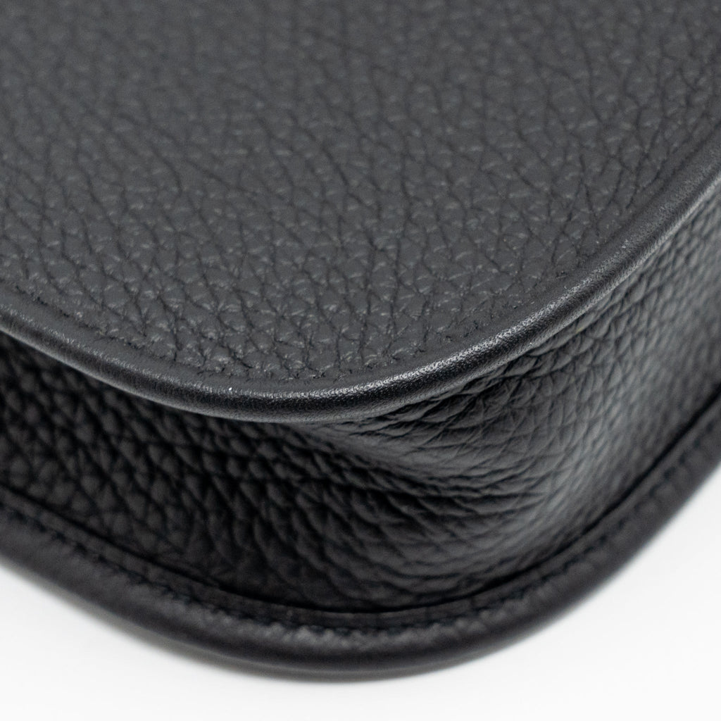 HERMES MINI EVELYNE CLEMENCE BLACK GHW