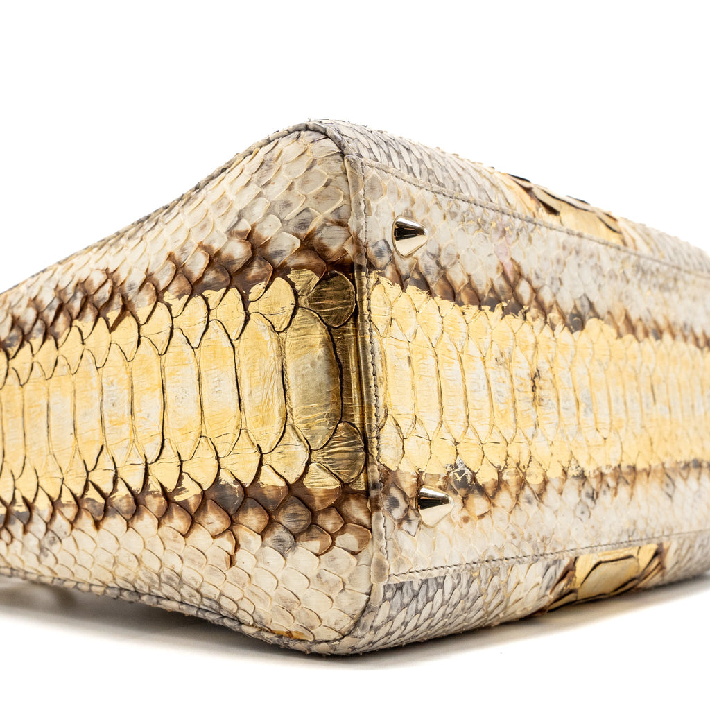 DIOR MEDIUM LADY DIOR PYTHON MULTICOLOUR LGHW