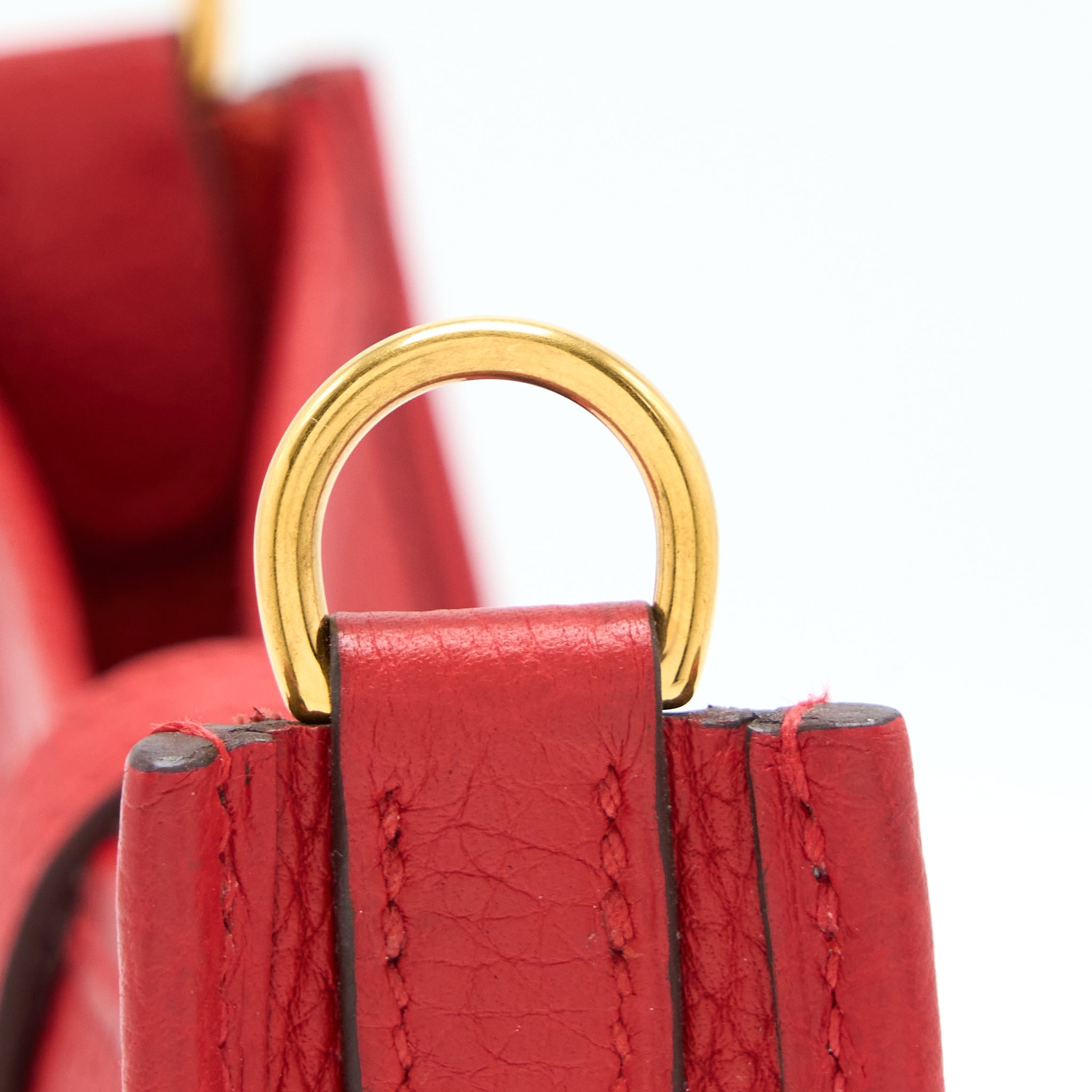 HERMES MINI EVELYNE CLEMENCE ROUGE DE COEUR GHW