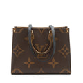 LOUIS VUITTON ON THE GO MM MONOGRAM REVERSE CANVAS GHW