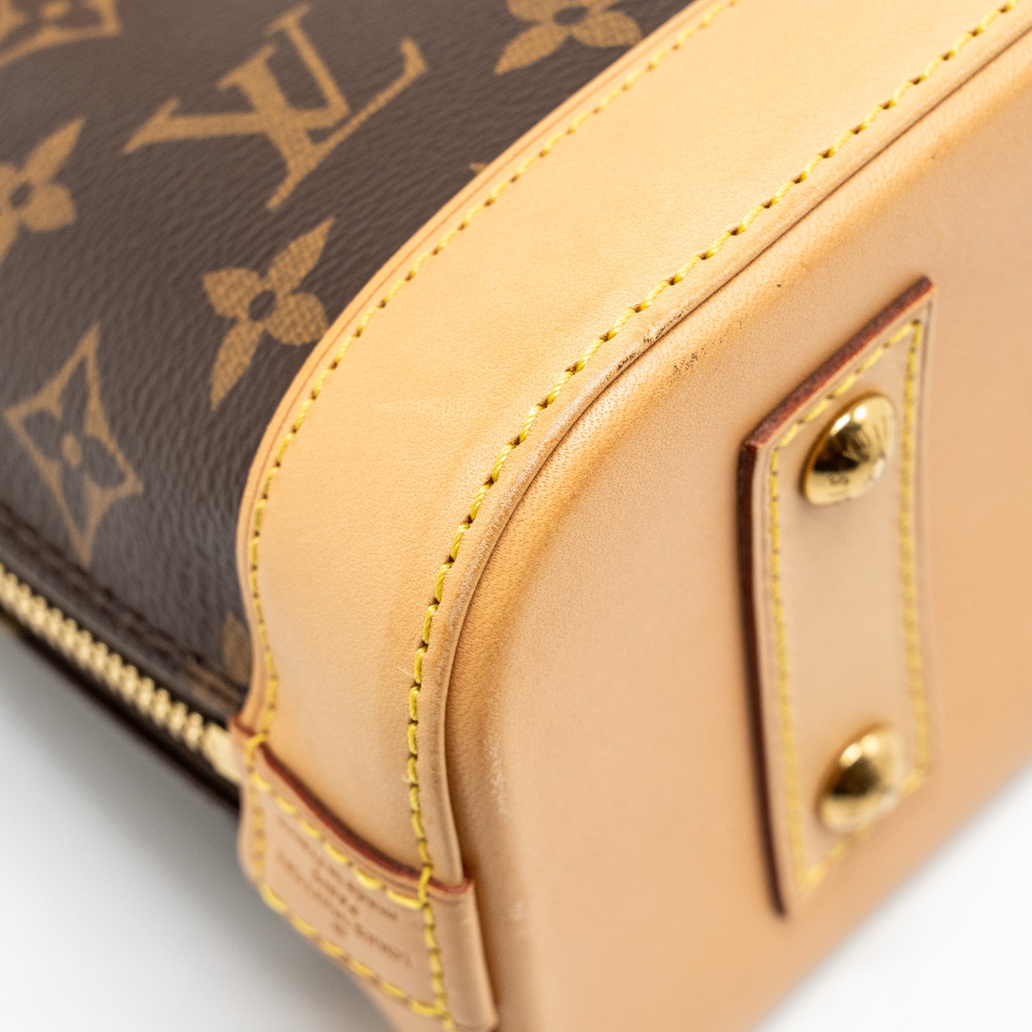 LOUIS VUITTON ALMA BB MONOGRAM CANVAS GHW