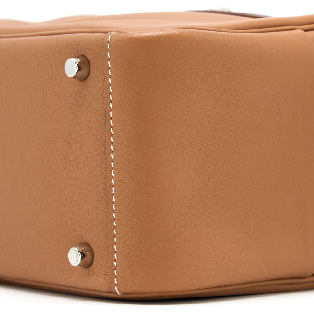 HERMES MINI LINDY SWIFT GOLD/AMBER YELLOW SHW