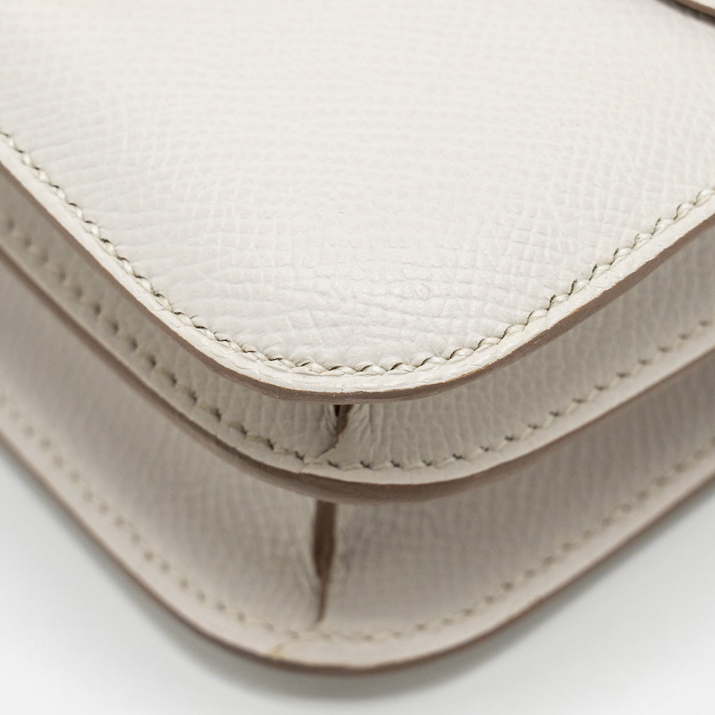 HERMES MINI CONSTANCE EPSOM GRIS PALE GHW