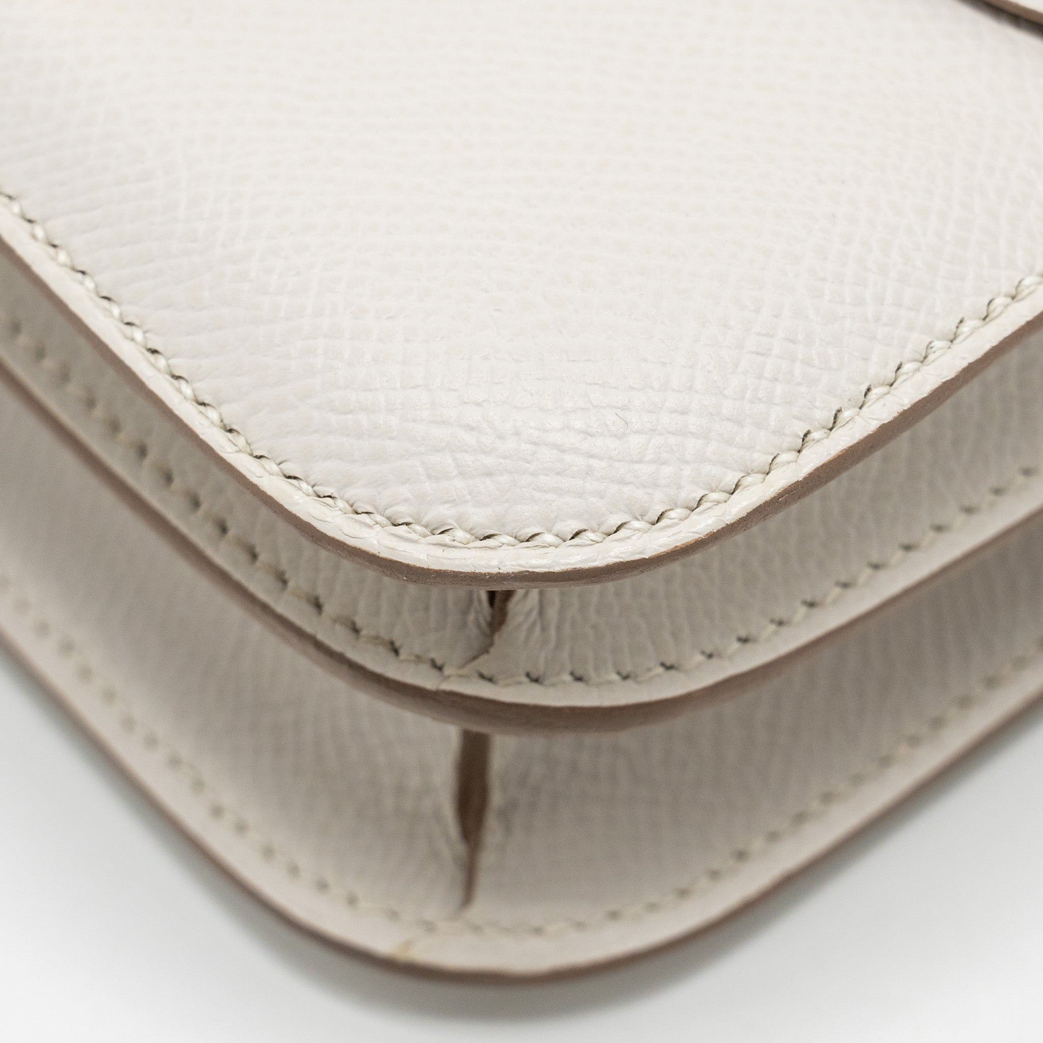 HERMES MINI CONSTANCE EPSOM GRIS PALE GHW