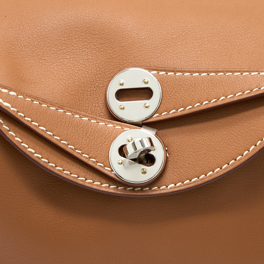 HERMES MINI LINDY SWIFT GOLD/AMBER YELLOW SHW