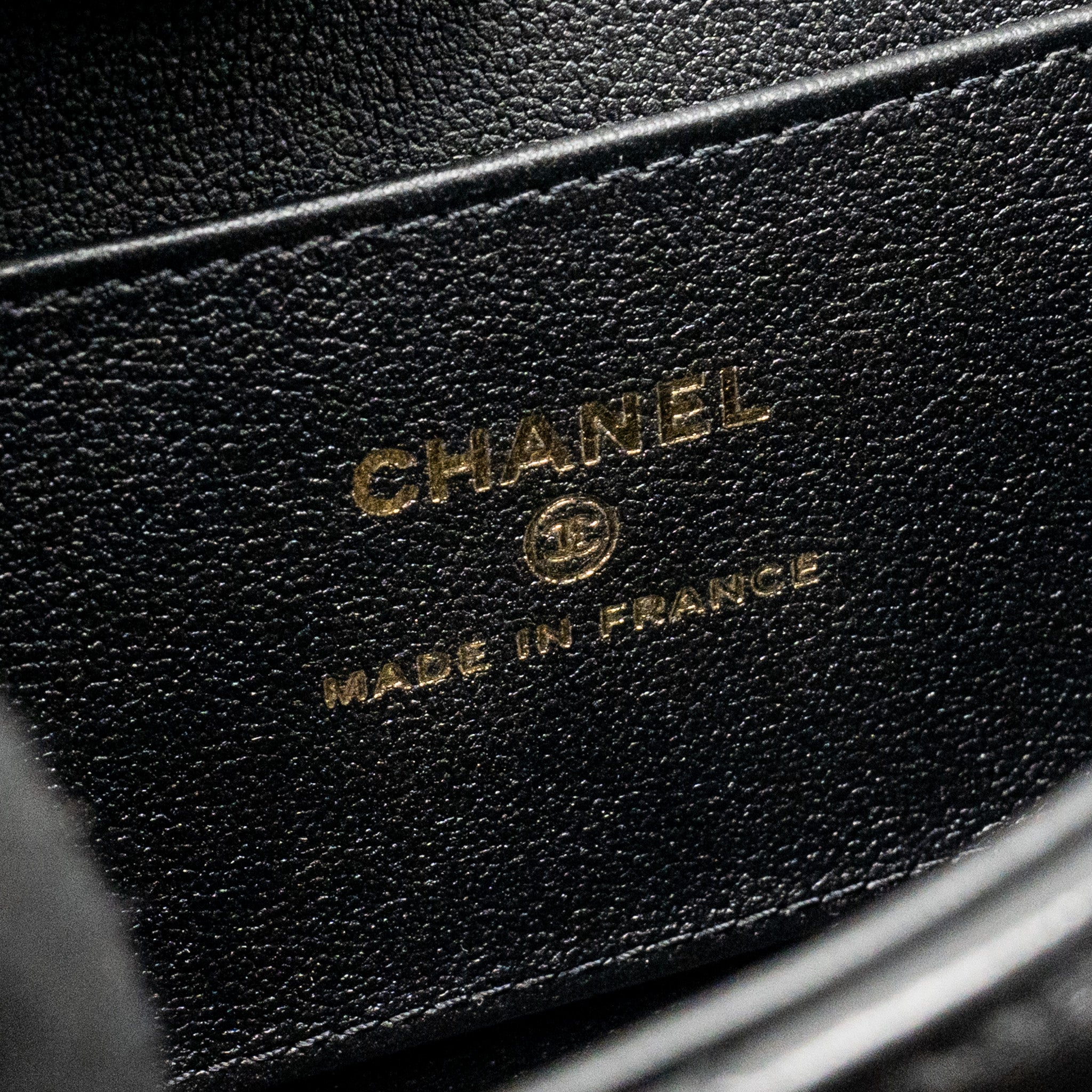 CHANEL 25S MINI FLAP BAG LAMBSKIN BLACK GHW(MICROCHIP)