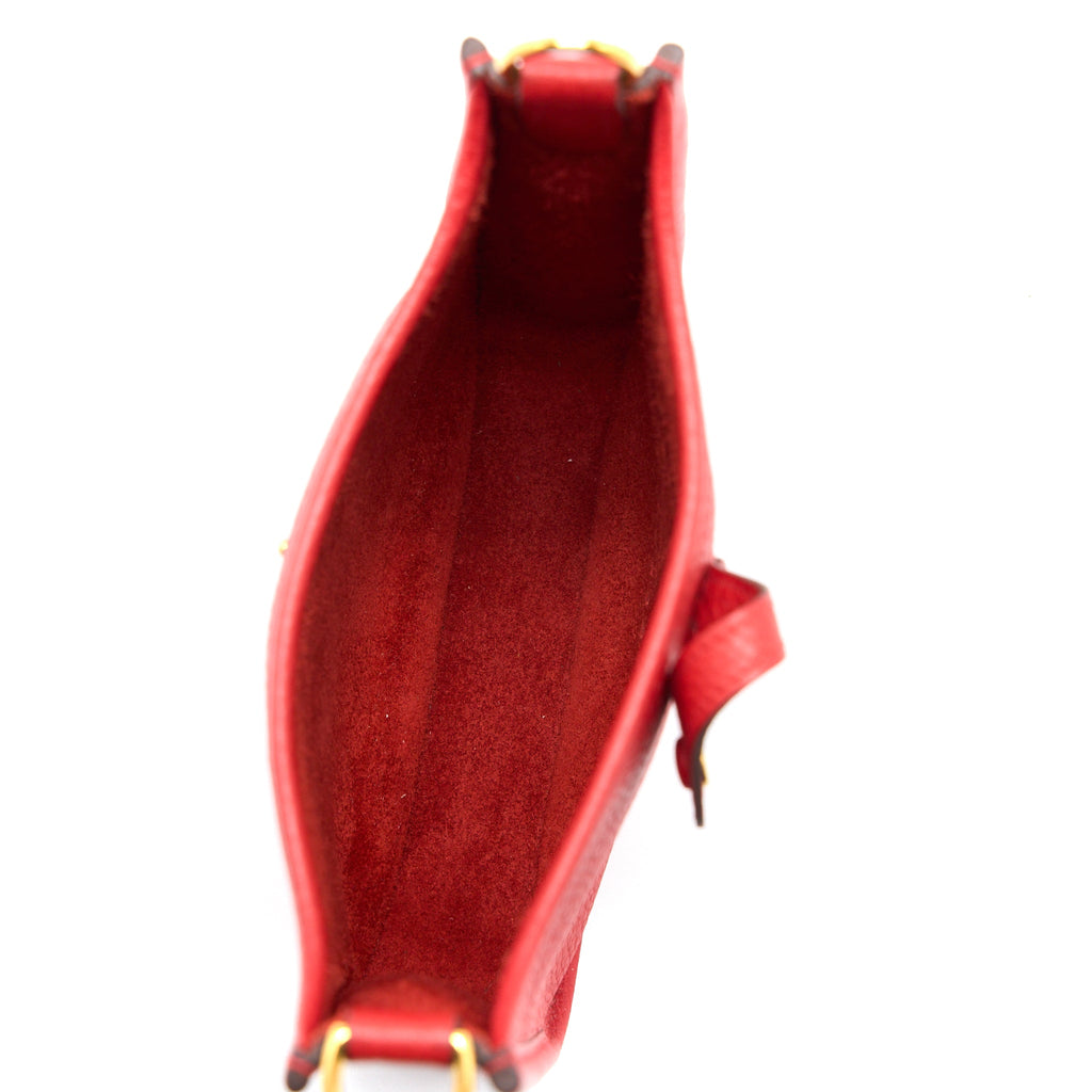 HERMES MINI EVELYNE CLEMENCE ROUGE DE COEUR GHW