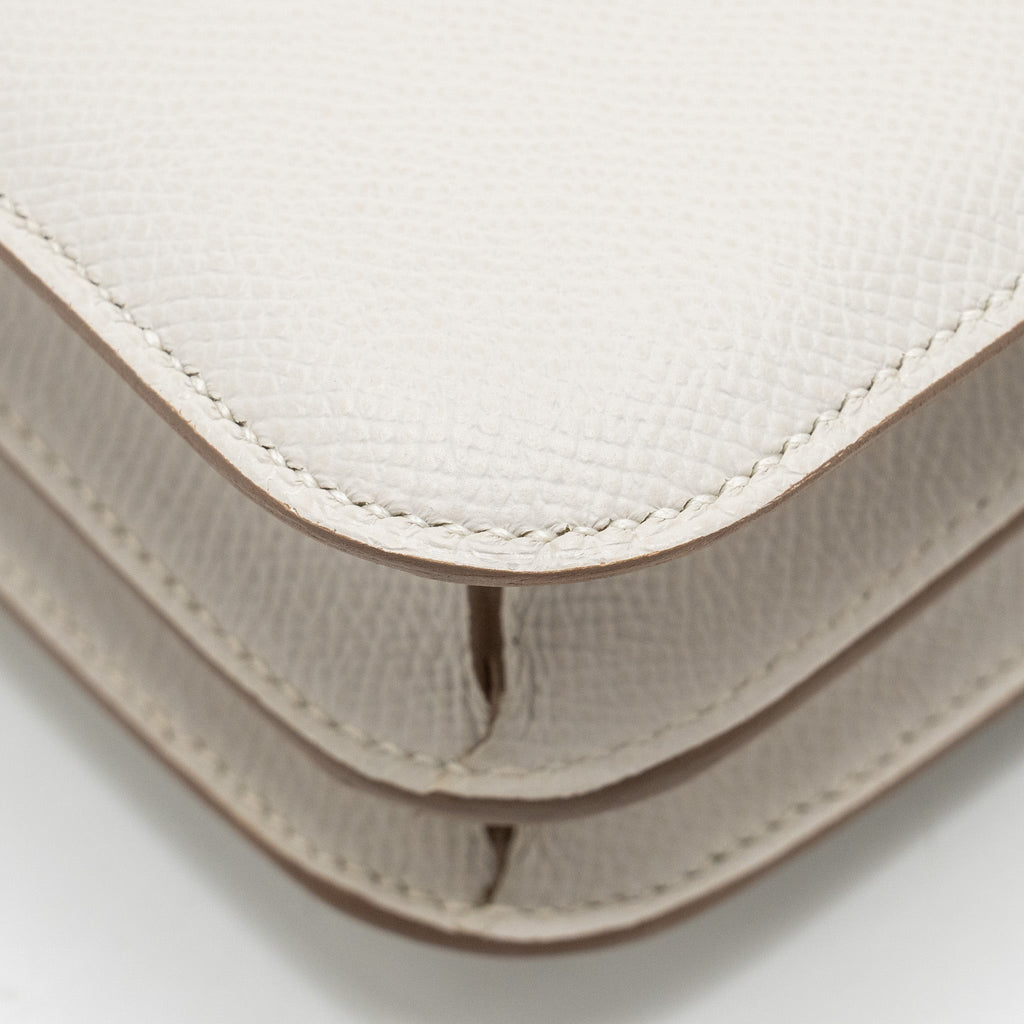 HERMES MINI CONSTANCE EPSOM GRIS PALE GHW