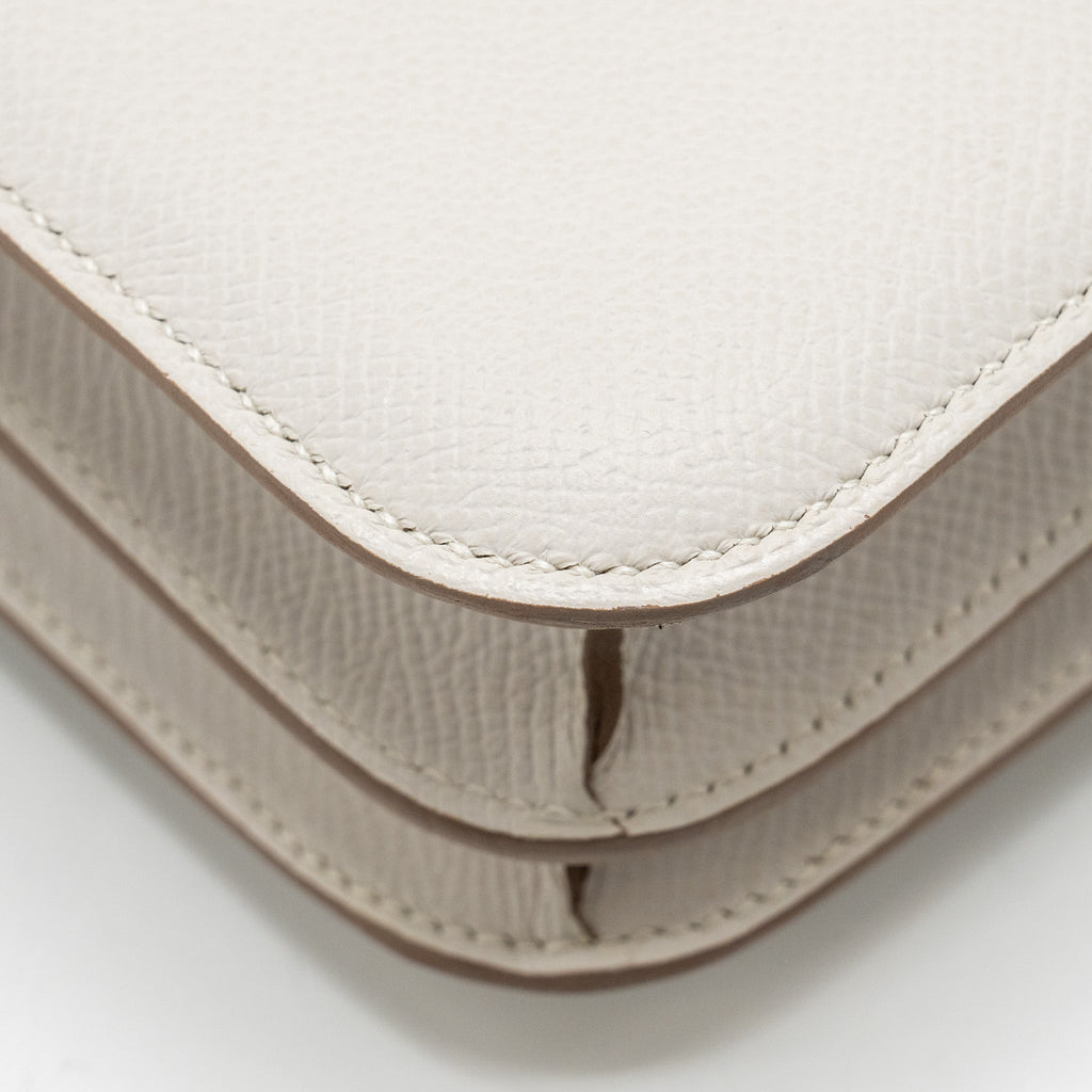 HERMES MINI CONSTANCE EPSOM GRIS PALE GHW