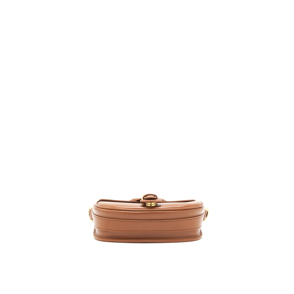 CHRISTIAN DIOR SMALL BOBBY BAG CALFSKIN BROWN GHW