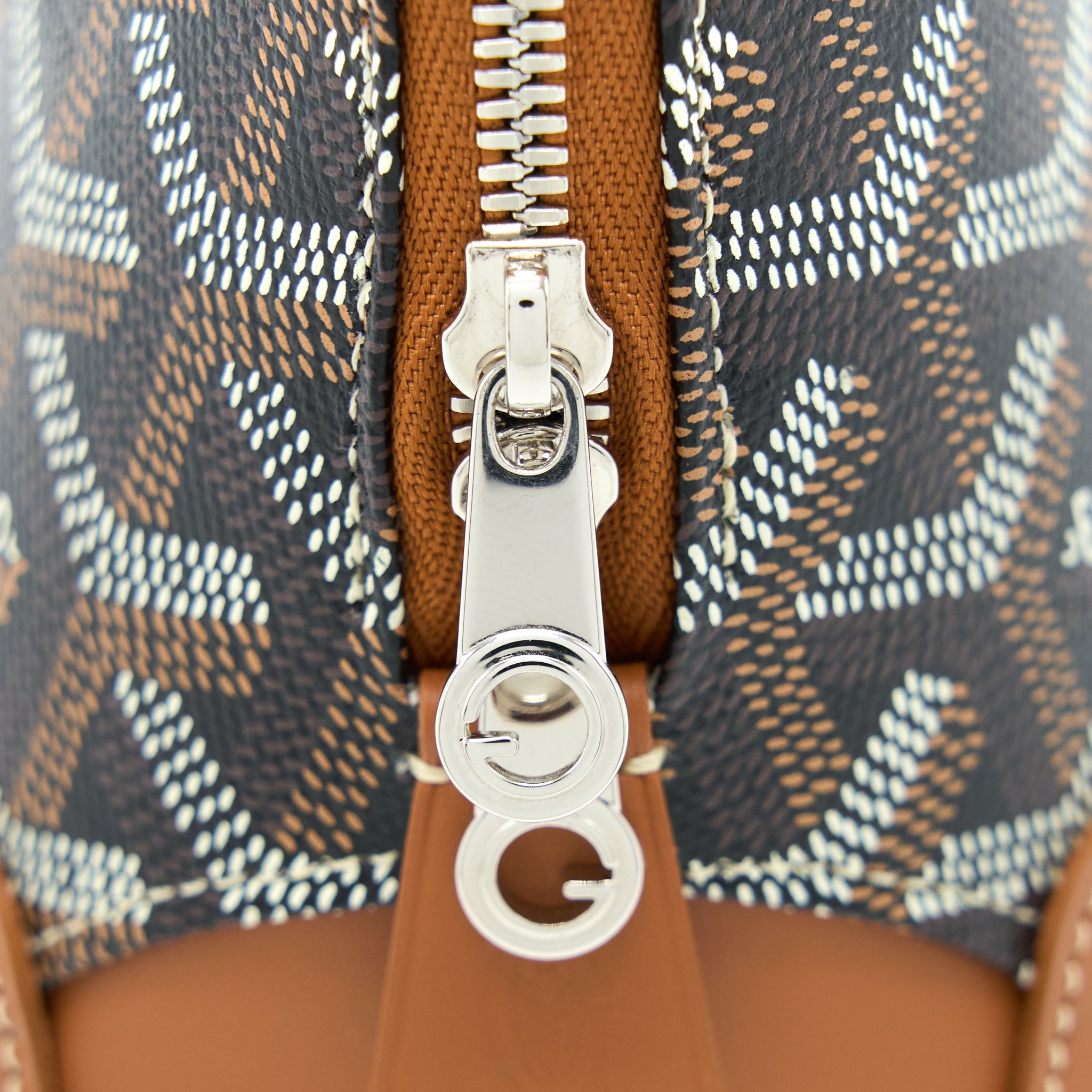 GOYARD VENDOME MINI BAG CANVAS/CALFSKIN BROWN/MULTICOLOUR SHW
