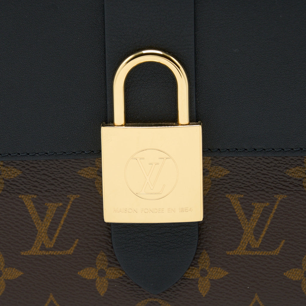 LOUIS VUITTON LOCKY BB MONOGRAM CANVAS/LEATHER BLACK GHW