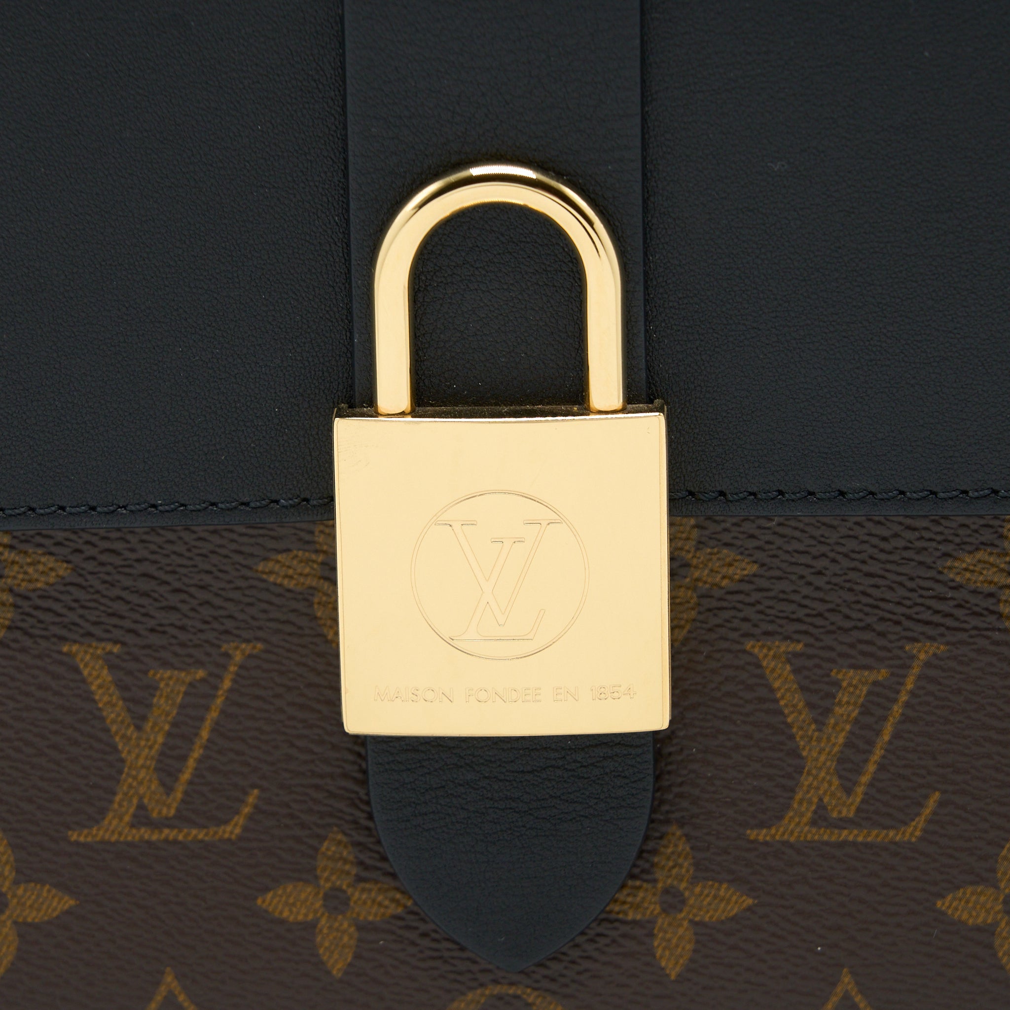 LOUIS VUITTON LOCKY BB MONOGRAM CANVAS/LEATHER BLACK GHW