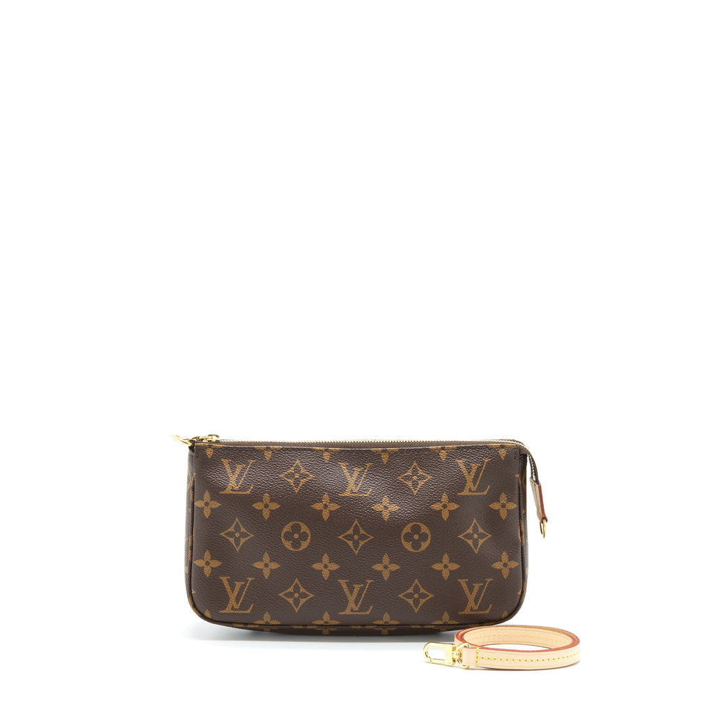 LOUIS VUITTON POCHETTE ACCESSORIES MONOGRAM CANVAS GHW