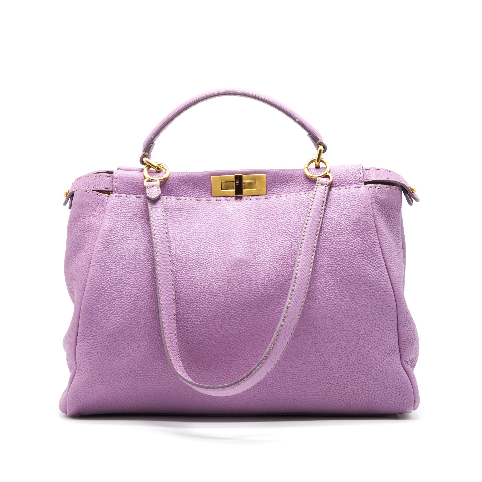 FENDI EXTRA LARGE PEEKABOO BAG PURPLE