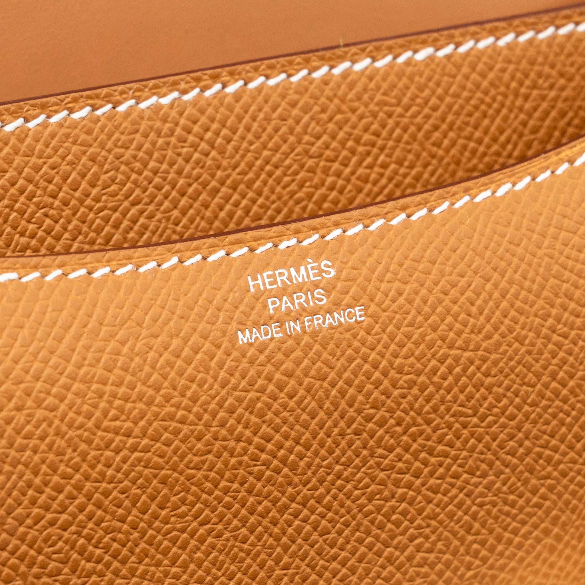 HERMES MINI CONSTANCE EPSOM GOLD SHW