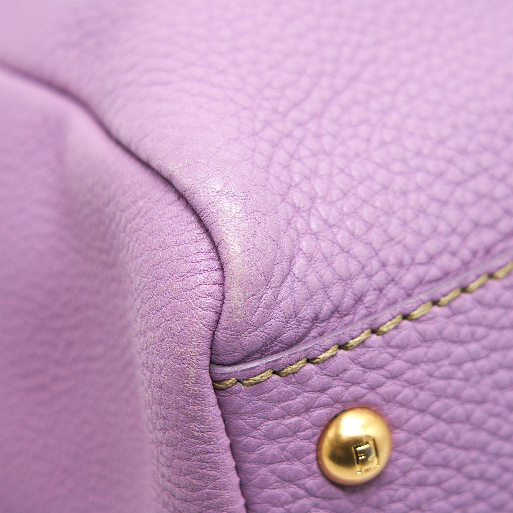 FENDI EXTRA LARGE PEEKABOO BAG PURPLE