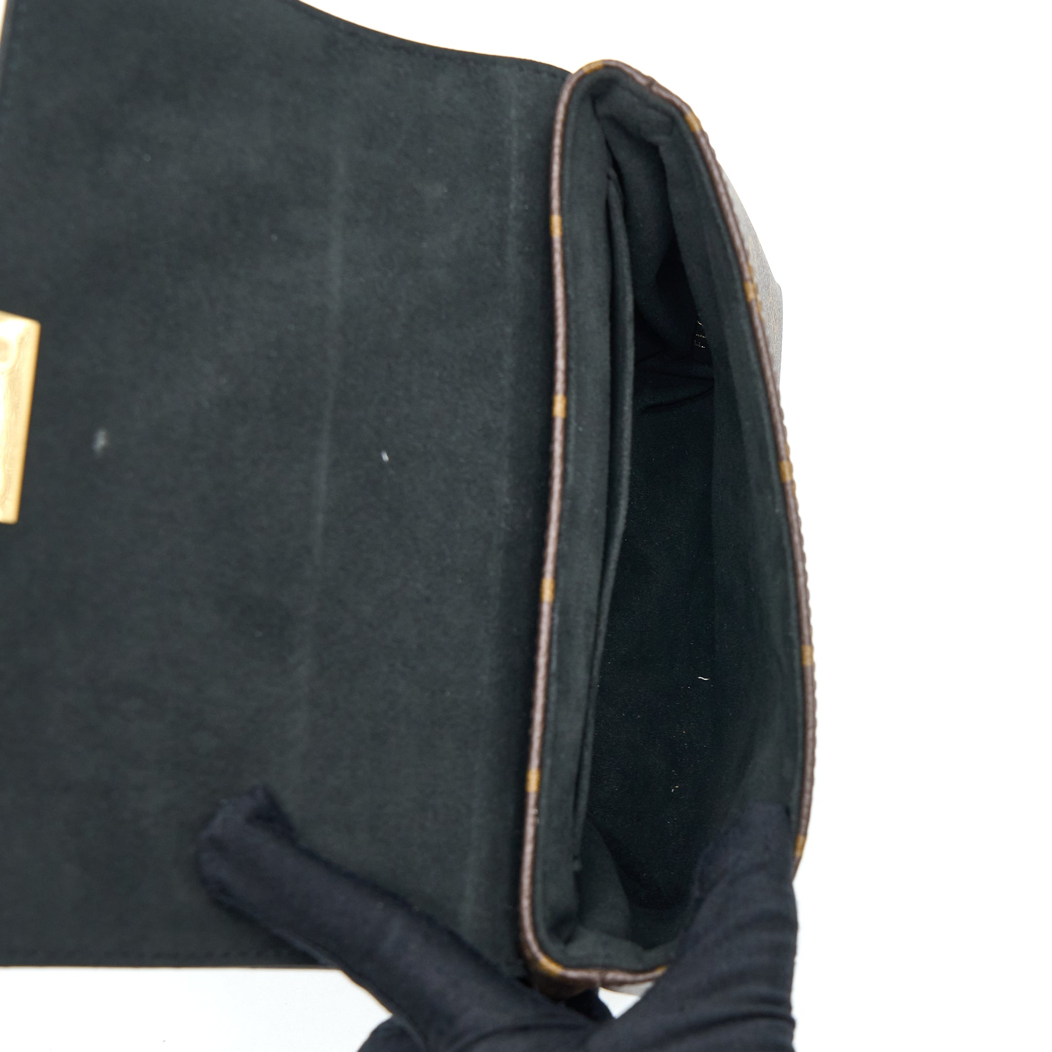 LOUIS VUITTON LOCKY BB MONOGRAM CANVAS/LEATHER BLACK GHW