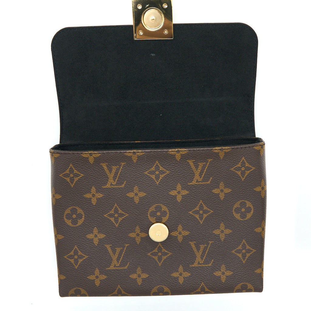 LOUIS VUITTON LOCKY BB MONOGRAM CANVAS/LEATHER BLACK GHW