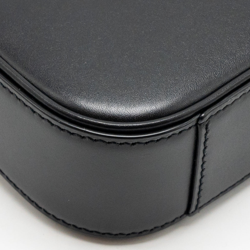 SAINT LAURENT/YSL MINI LE 5 A 7 HOBO BAG SMOOTH CALFSKIN BLACK GHW