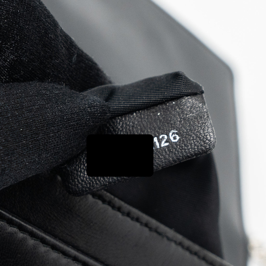DIOR DIORAMA WALLET ON CHAIN LIMITED PRINT LAMBSKIN BLACK SHW